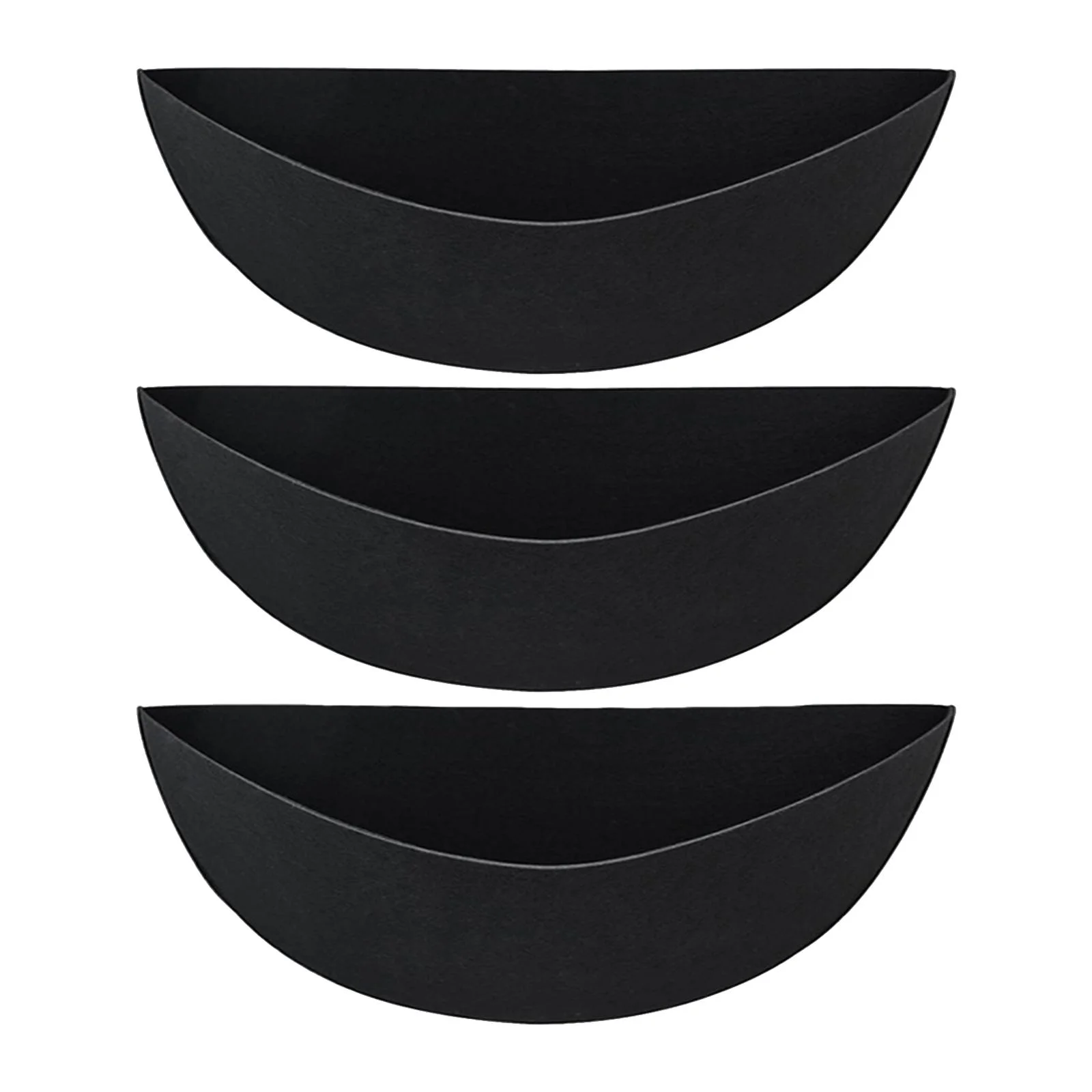 Gazechimp 3 Pieces Fabric Planter Basket Liner Foldable and Breathable Flower Basket Liner 16in