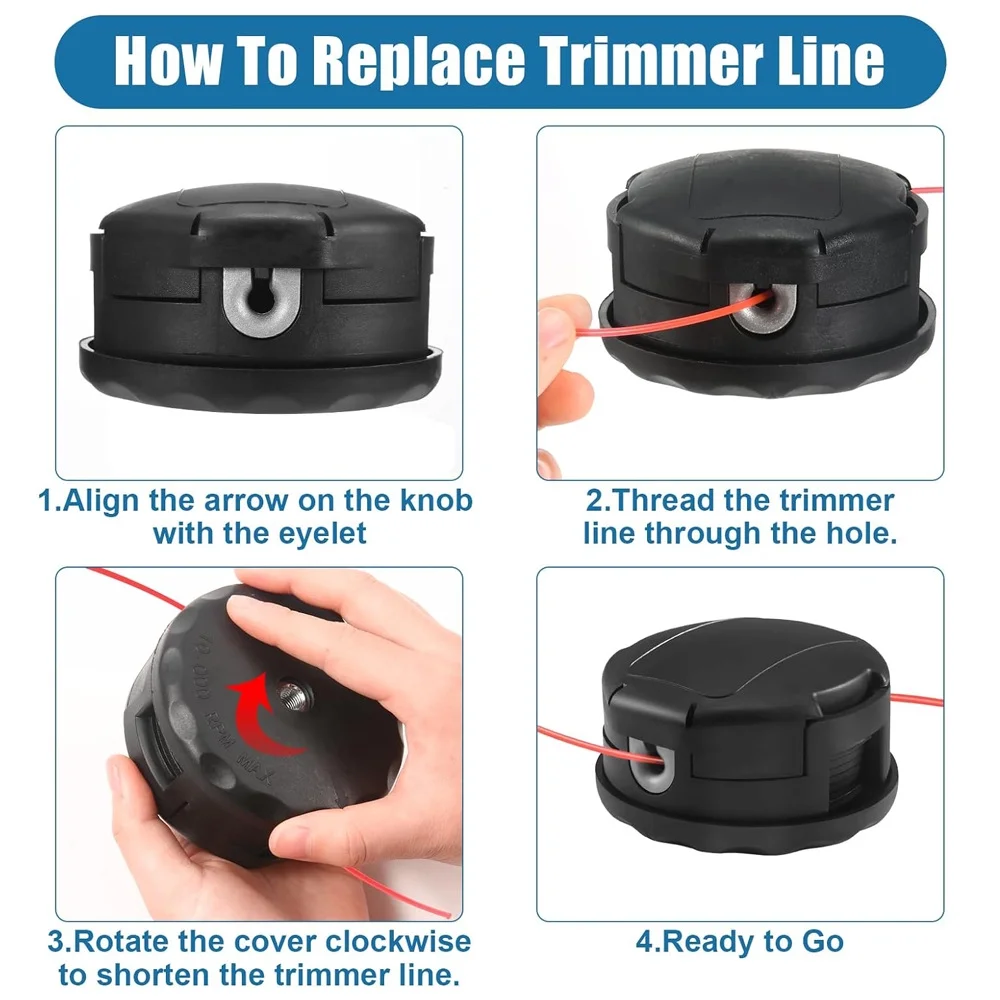 Trimmer Head,Feed 400 Srm-230 Eater T195s T220 Weed Eater T195s Srm225 Srm-210 Srm2100 T220 T222 T230 Head Speed Feed Srm-210 Srm2100 Weed T222 T230 T231 T195s T220 T222 Srm2100 Weed Eater