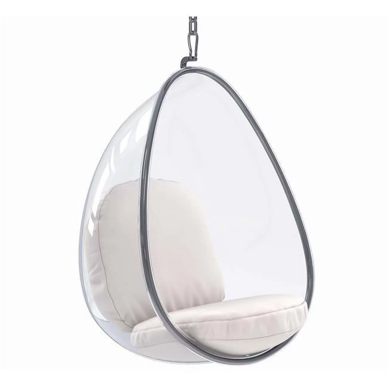 Scoop Hanging Chair, White