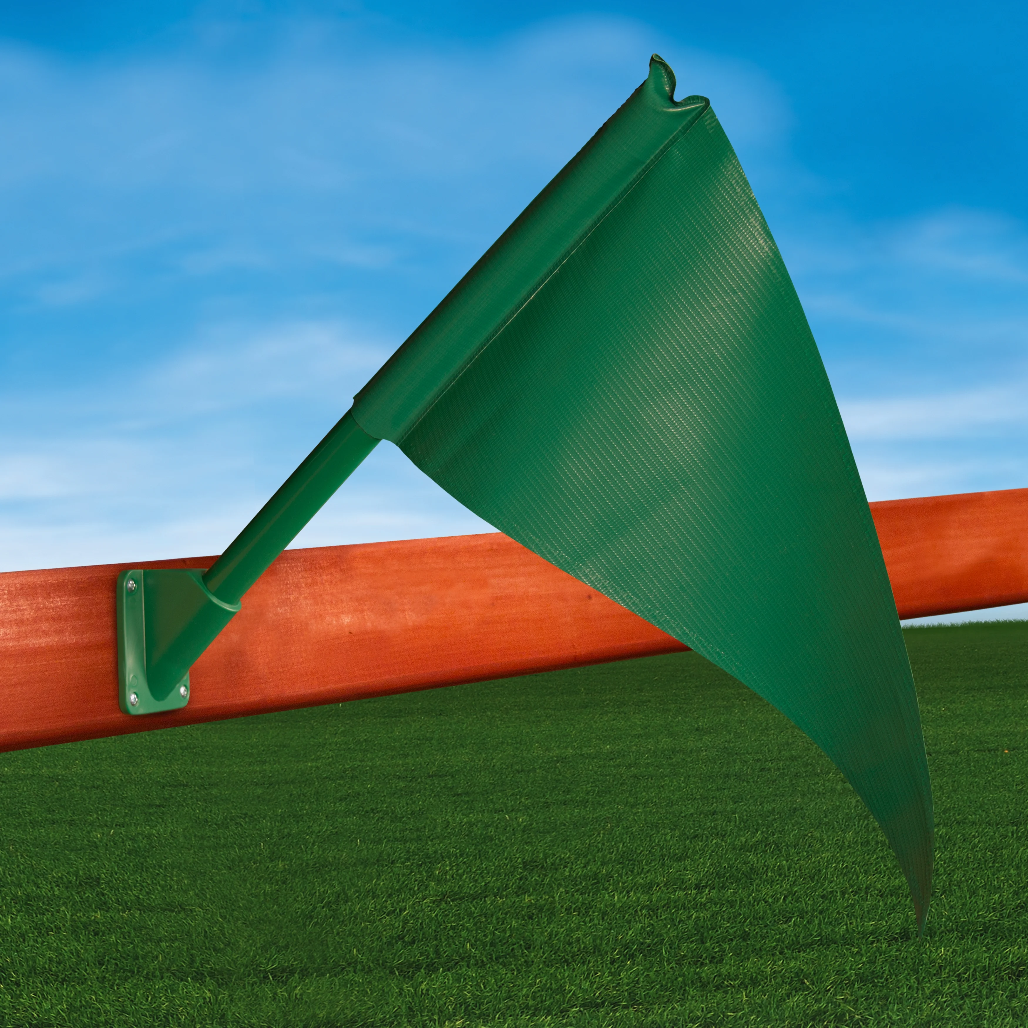 Gorilla Playsets Flag Kit Swing Set Accessory - Green