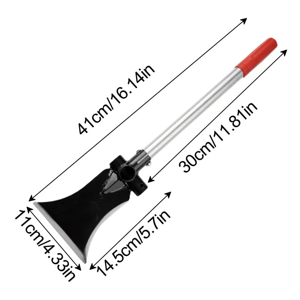 Flat Head Shovel 3 in 1 Flat Shovel Hoe Sickle Multifunctional Steel Digging Trowel farm weeding Tool for Landscaping Harvesting