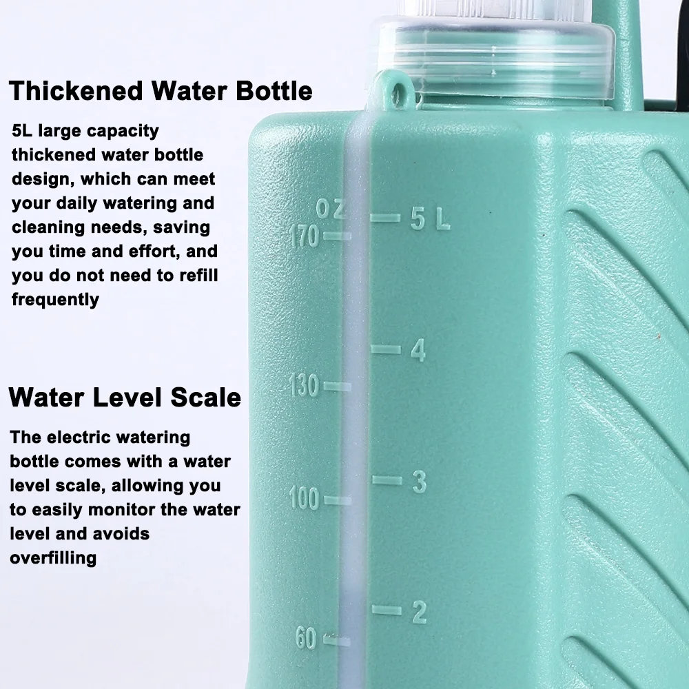 Electric Gardening Sprinkler Adjustable Telescopic Rod, Multifunctional Agriculture Tool