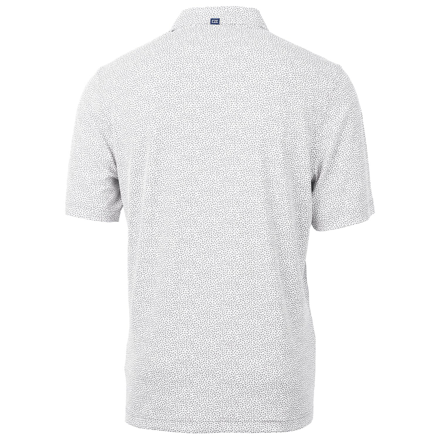 Men's Cutter & Buck Gray LSU Tigers Virtue Eco Pique Botanical Recycled Polo