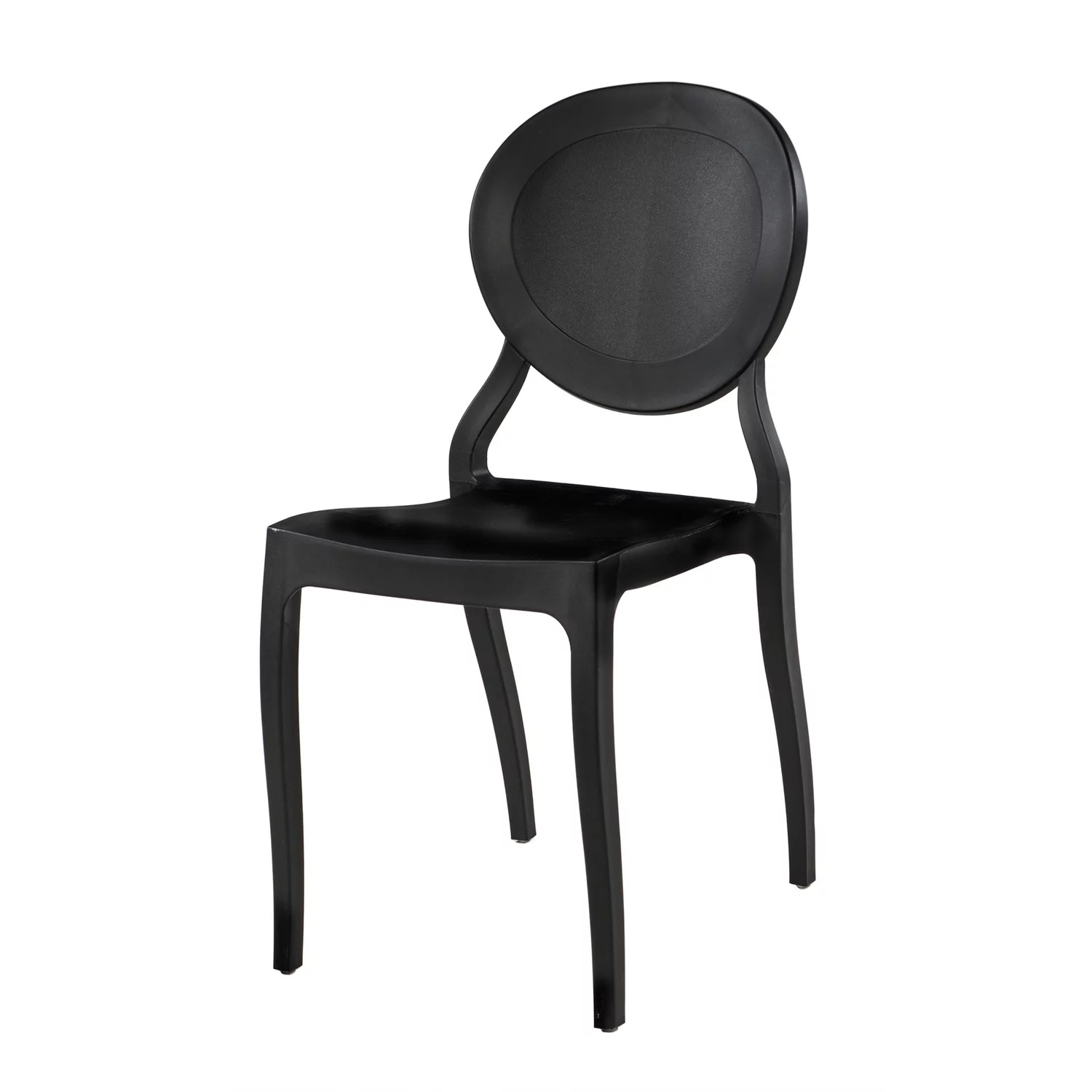 Commerical Seating Products RPP BLK Emma Armless Black Chairs