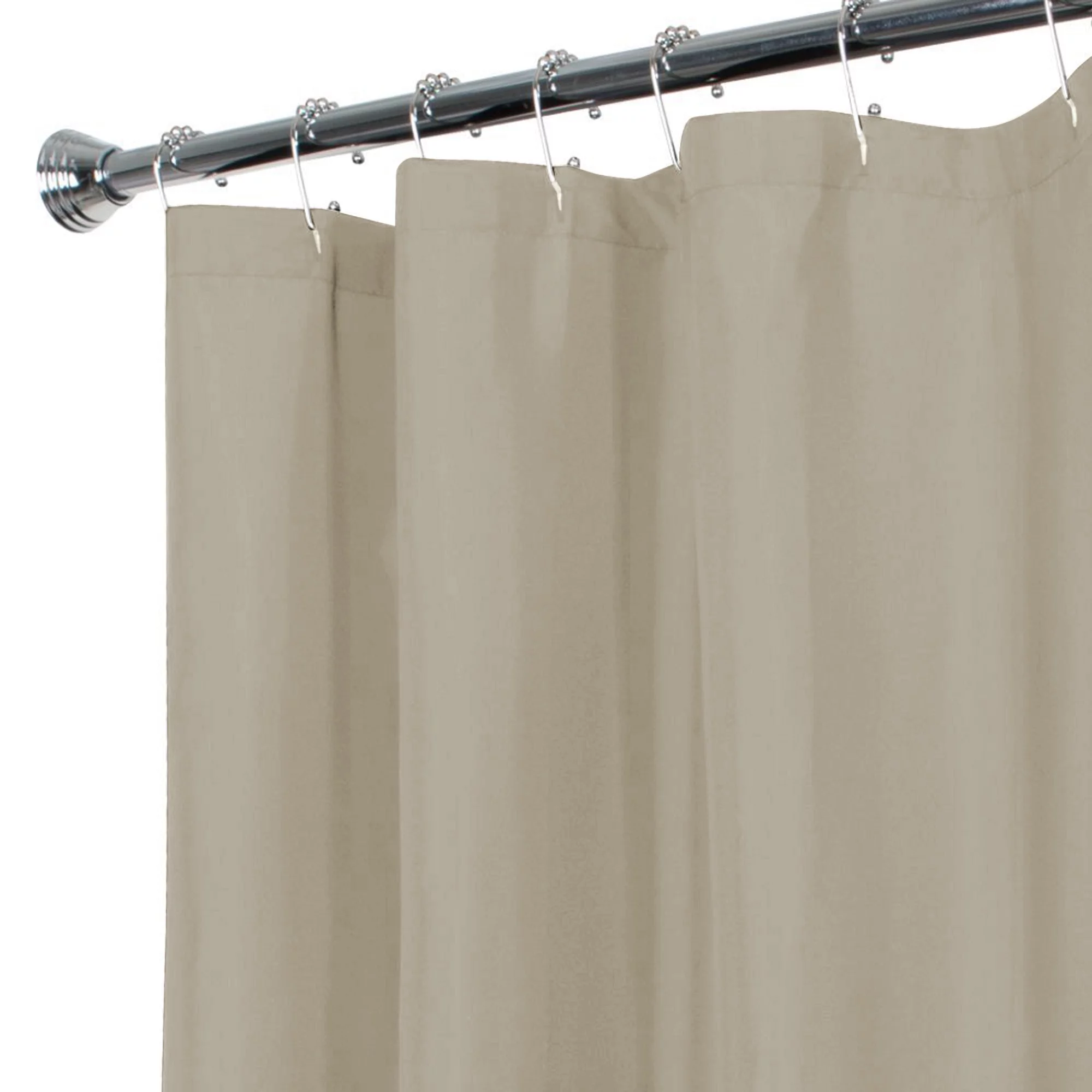 Maytex Water Repellent Fabric Shower Curtain or Liner