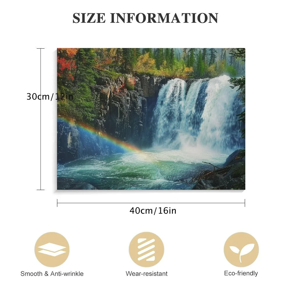 Gotuvs Waterfall Pictures Wall Decor Nature Canvas Wall Art Landscape Poster Prints For Living Room Bedroom Office