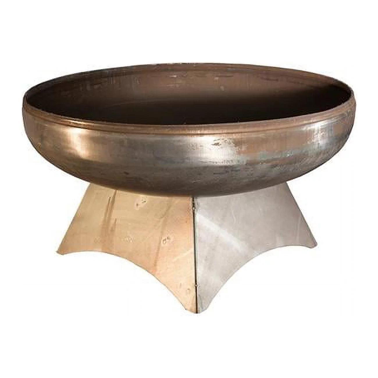 Ohio Flame OF42LTY-SB 42 dia. Liberty Natural Steel Standard Base Fire Pit