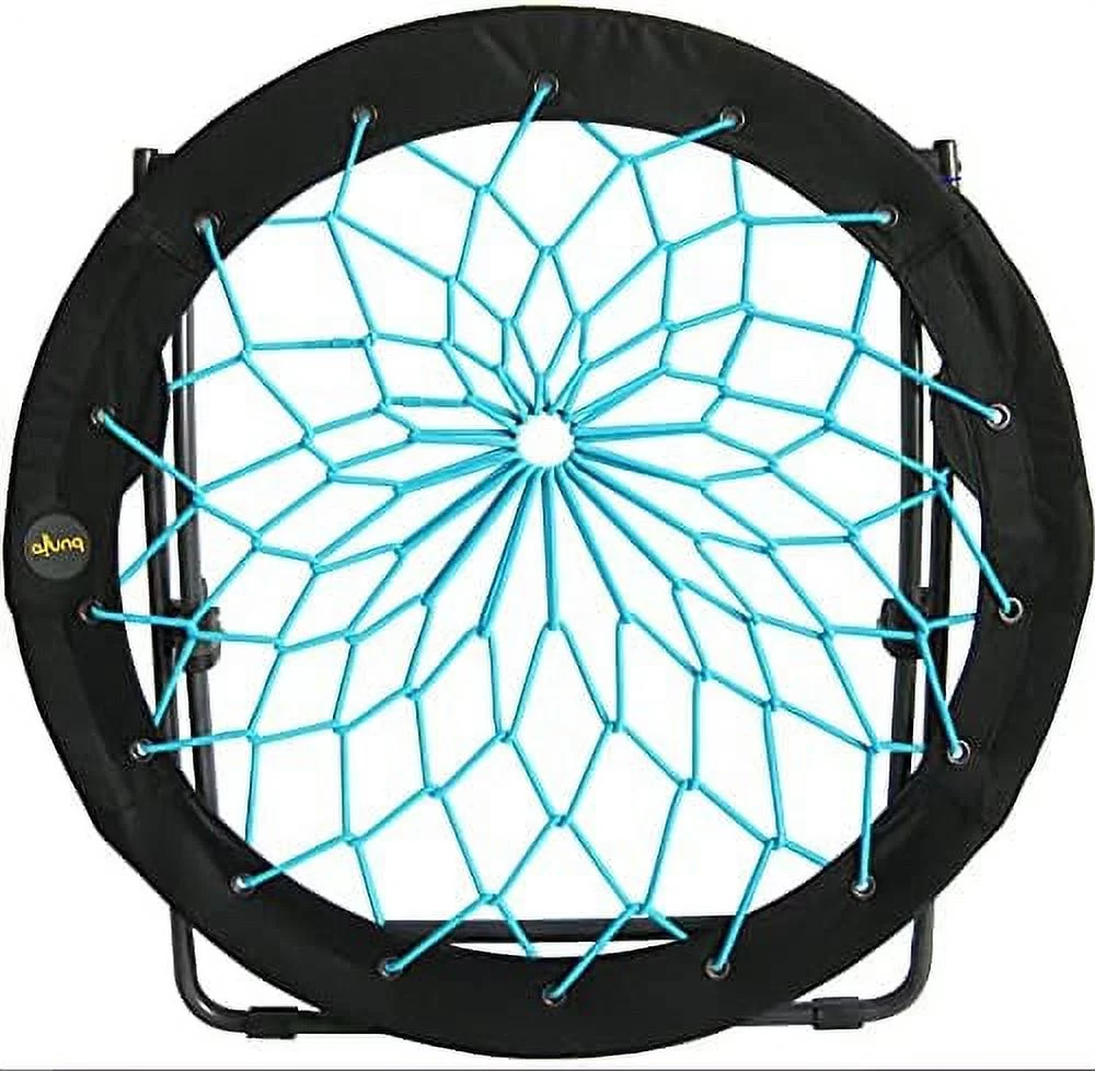 CHOPLKM Limited Portable Bunjo Bungee Chair  Perfect for Dorm Rooms  Reading  Studying  Movie   Lounging in Living Rooms  and Bed Rooms  Teal (Pack of 2)