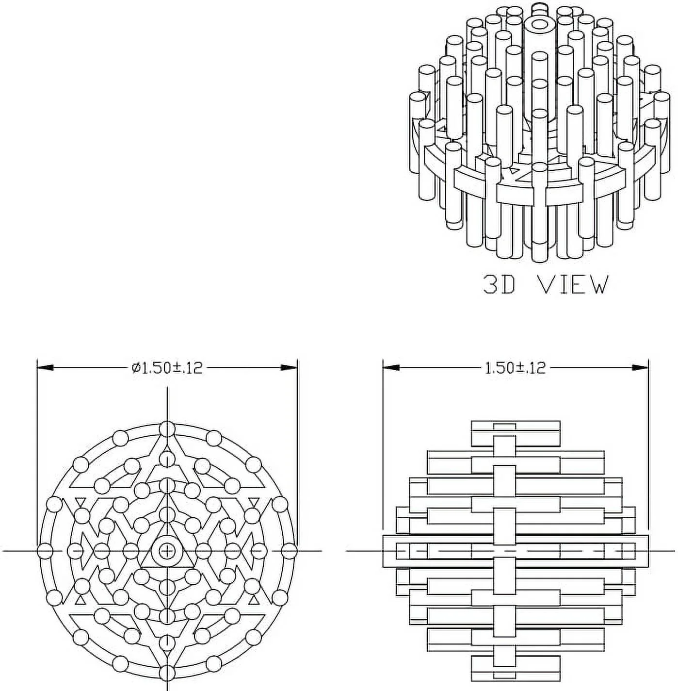 Little Giant 566112 Biologic Media Balls -30 Count, BM-30-PW, Black