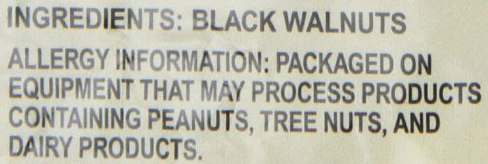 Hammons Fancy Large Black Walnuts, 8-Ounce Bag