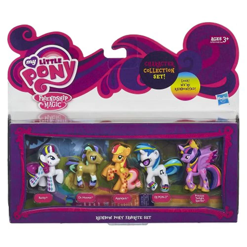 My Little Pony Rainbow Favorite Figure Set, ages 3 & up