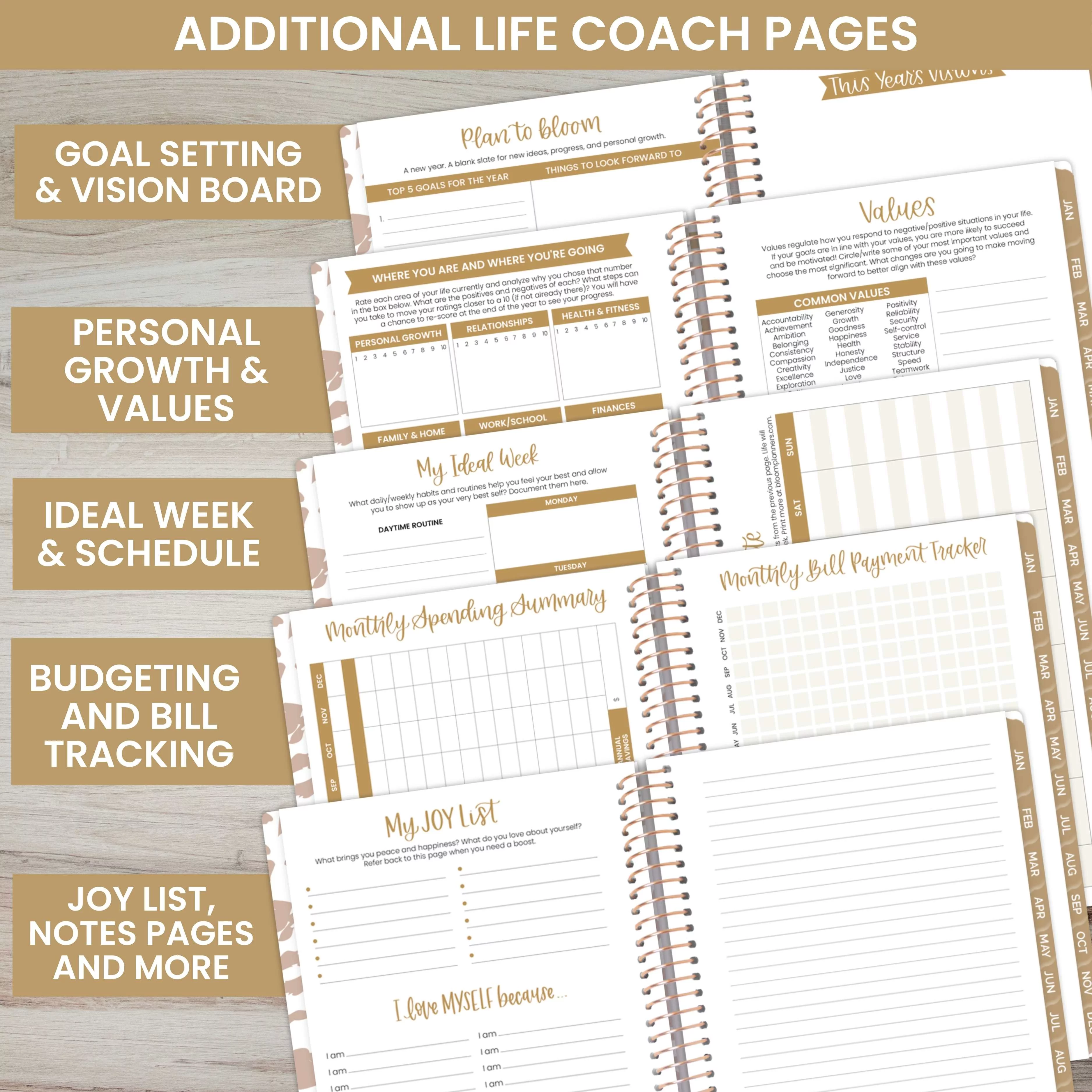 bloom daily planners Undated Soft Cover Planner 5.5