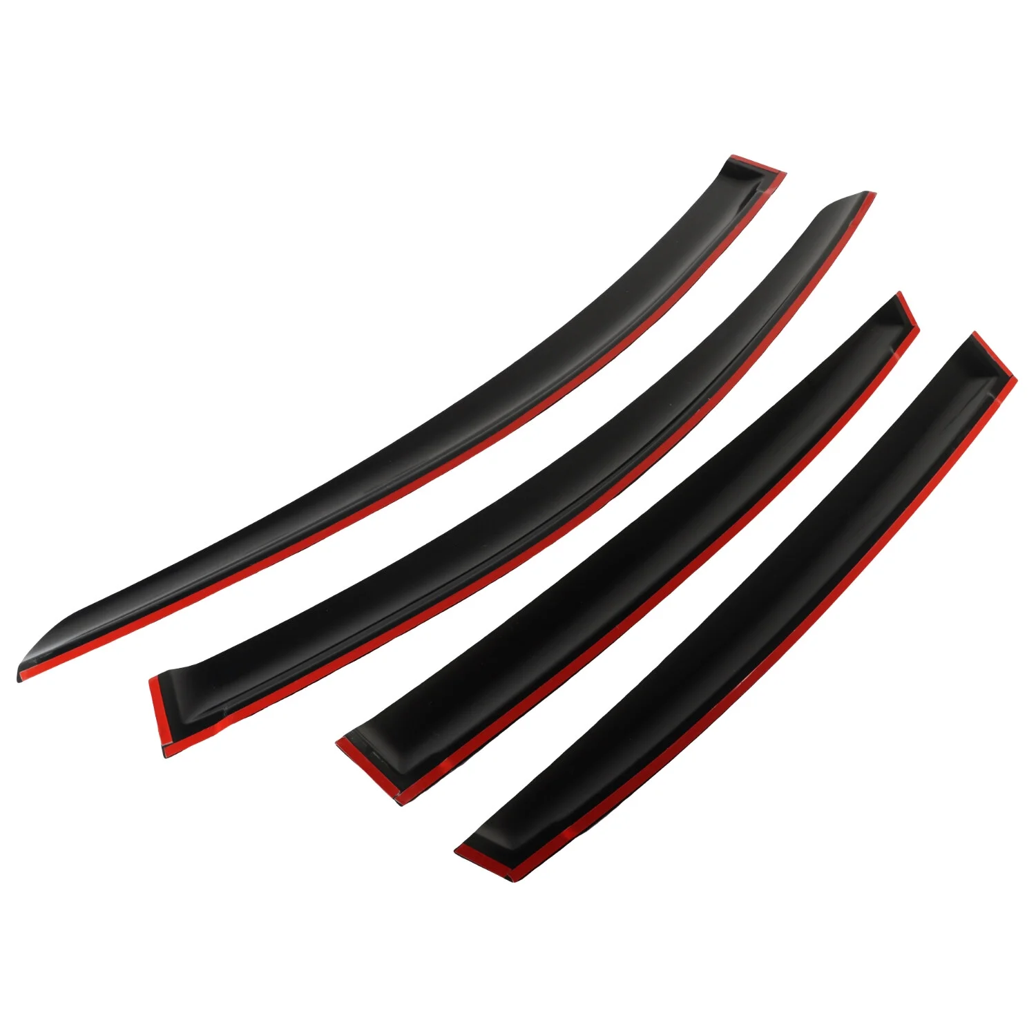 SINOCMP 4PCS Window Visors Fit for 2018-2023 Subaru-XV Crosstrek Deflectors Vent Guards Sun Wind Rain Shield