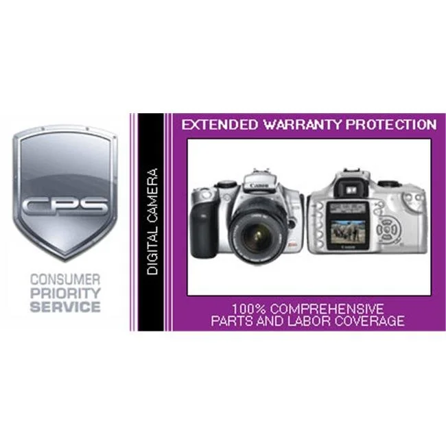 Consumer Priority Service  3 Year Digital Camera under $500.00