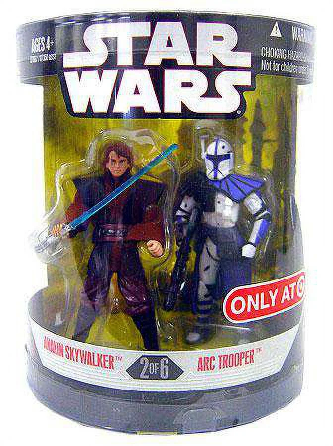 Star Wars Order 66 2008 Anakin Skywalker & Arc Trooper Action Figure 2-Pack