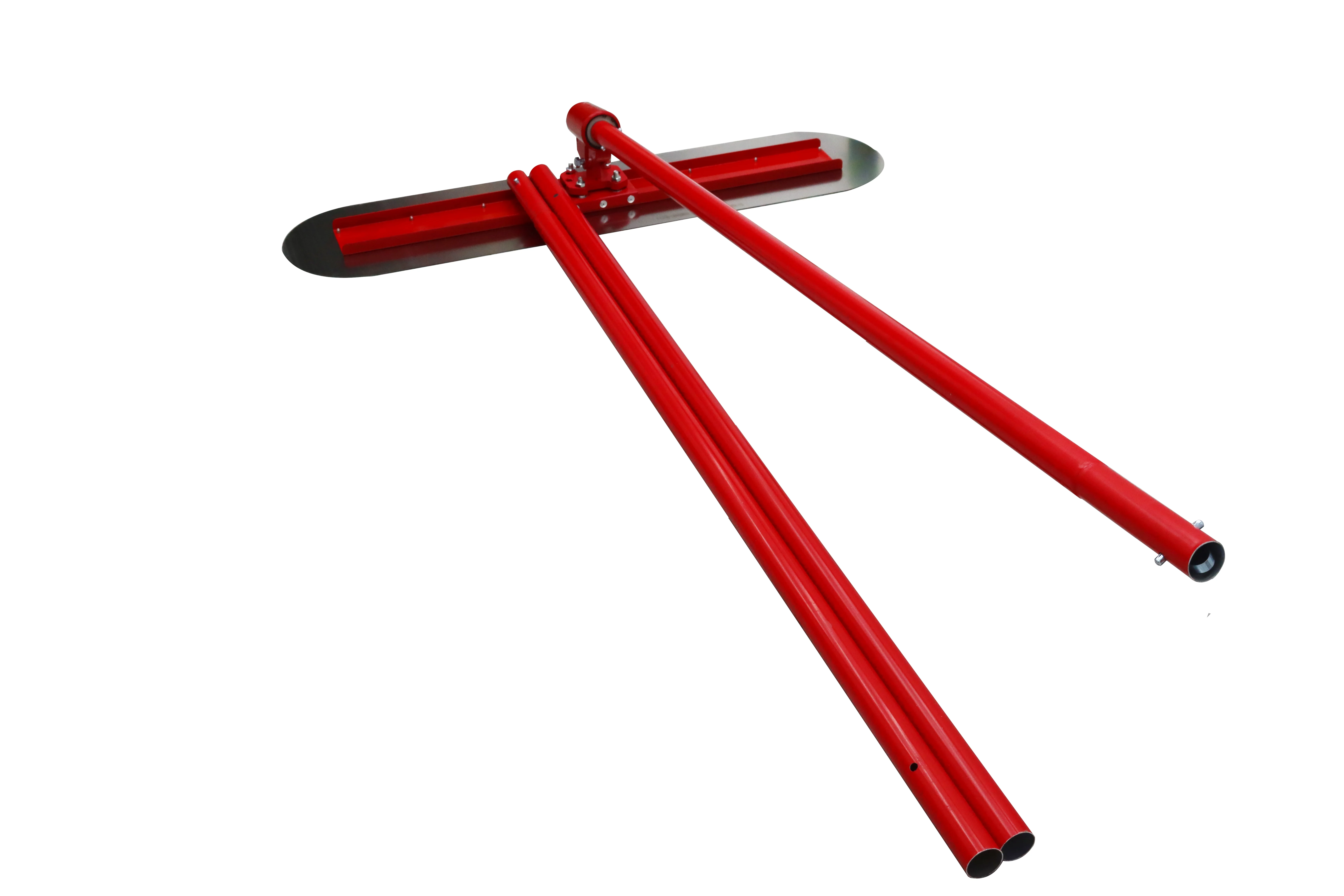 INTBUYING Concrete Trowel Finishing Cement Pavement Push Pull Tools Smooth Finish Trowel Stainless Steel 35.4Inch