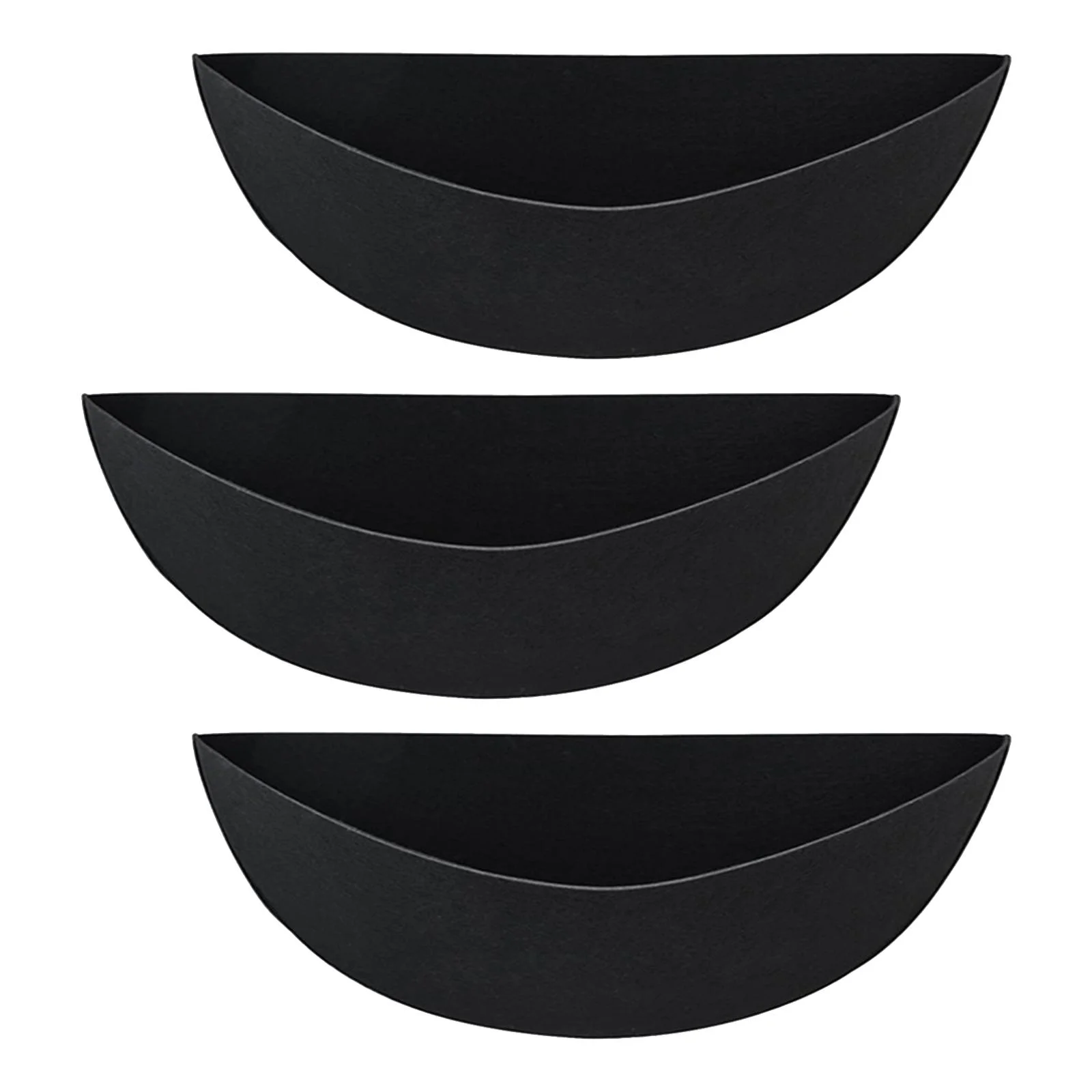 Gazechimp 3 Pieces Fabric Planter Basket Liner Foldable and Breathable Flower Basket Liner 16in