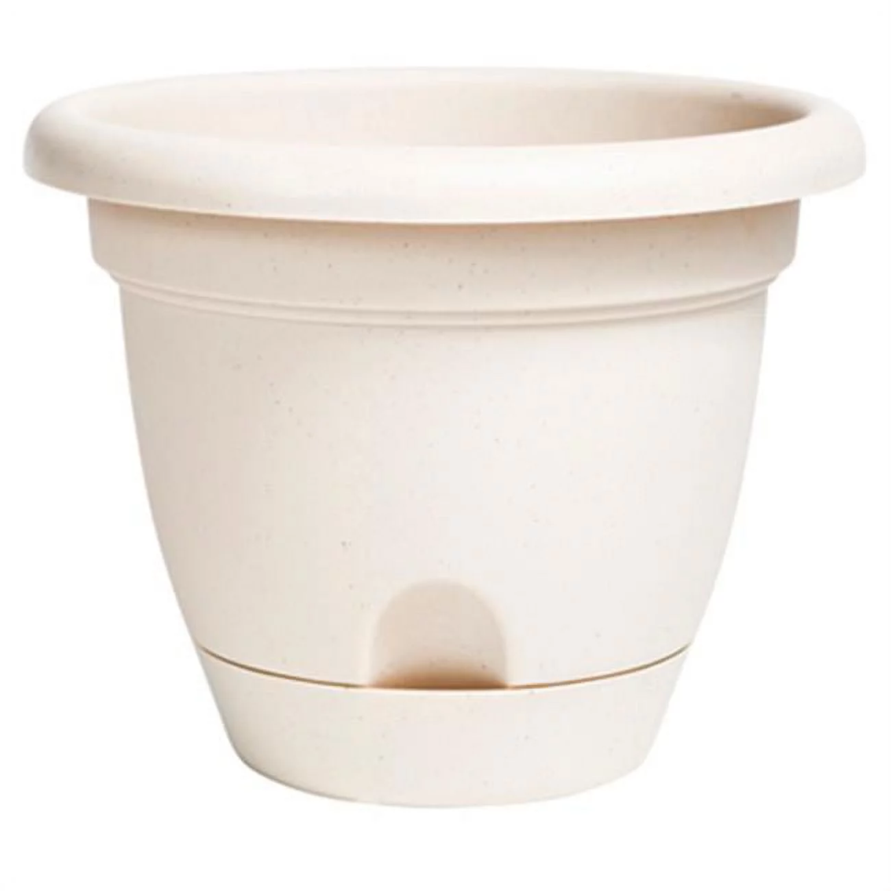6 in. Lucca Pebble Stone Plastic Planter