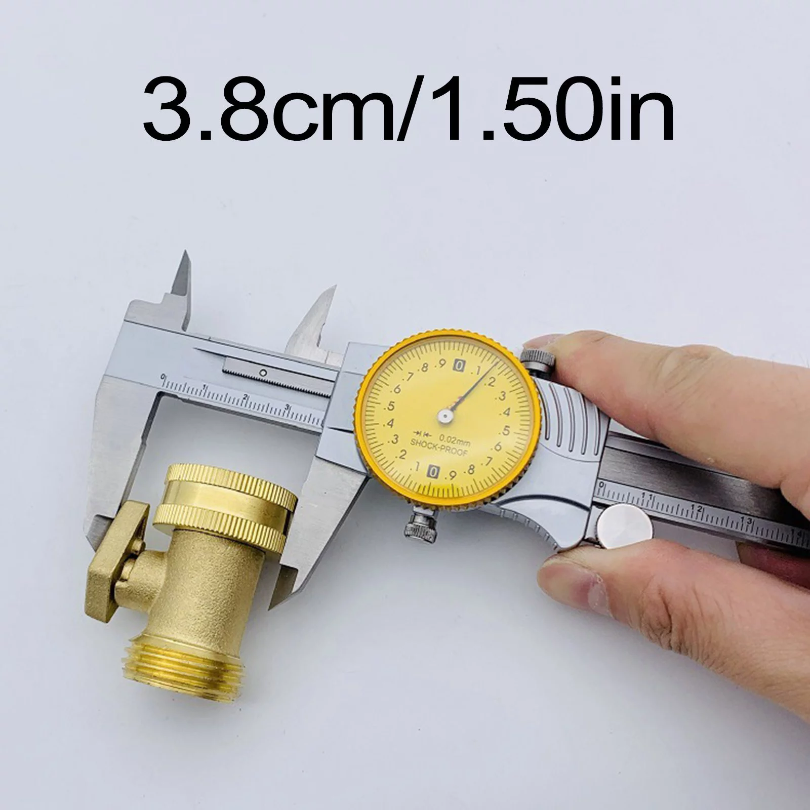 Garden Brass Nozzle Garden Hose Watering Irrigation Nozzle 2inch Small Spray Nozzle Garden Sprinkler System