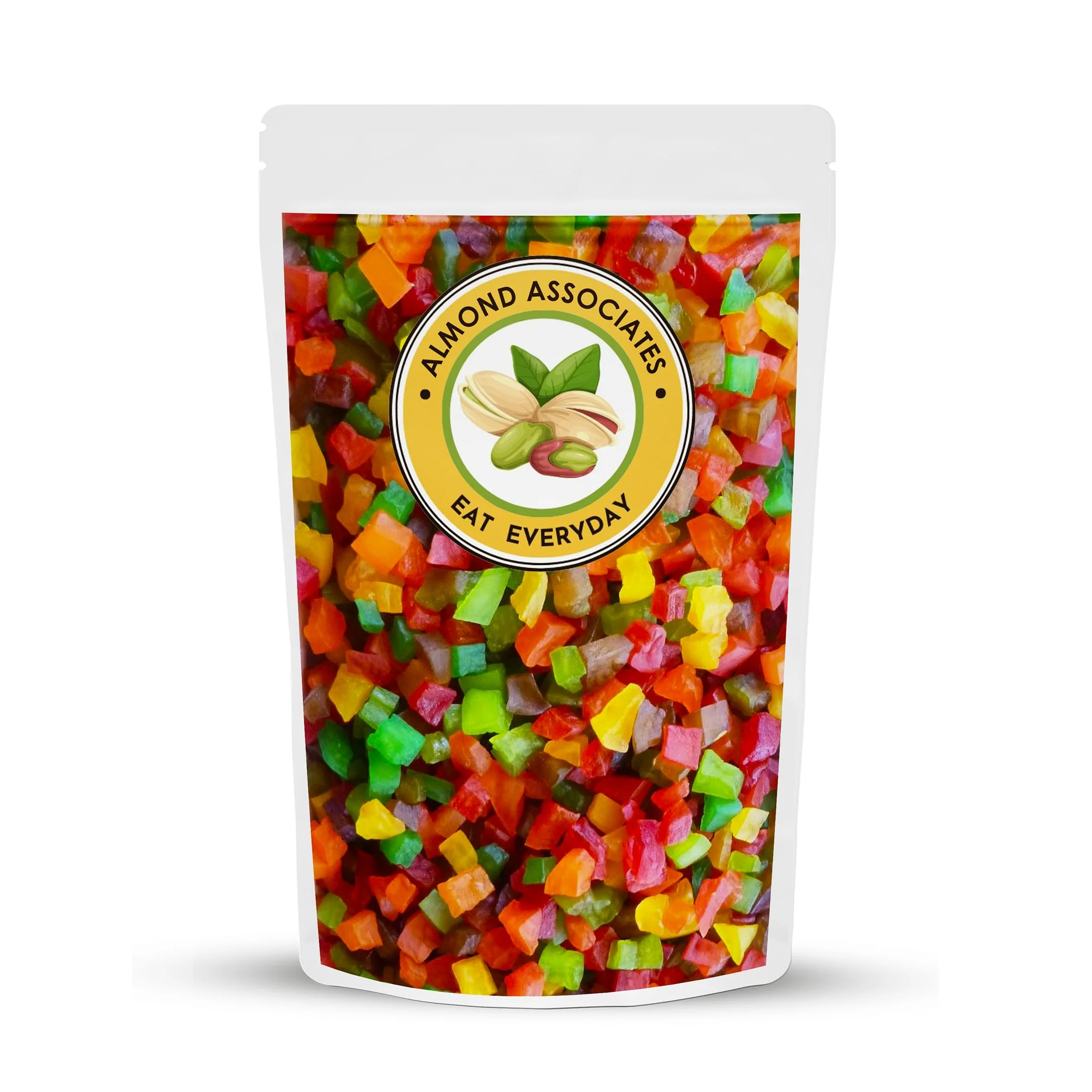 Almond Associates Colourful Fresh Tutti Frutti Cherries Ideal For Cakes & Cookies Decoration 1Kg