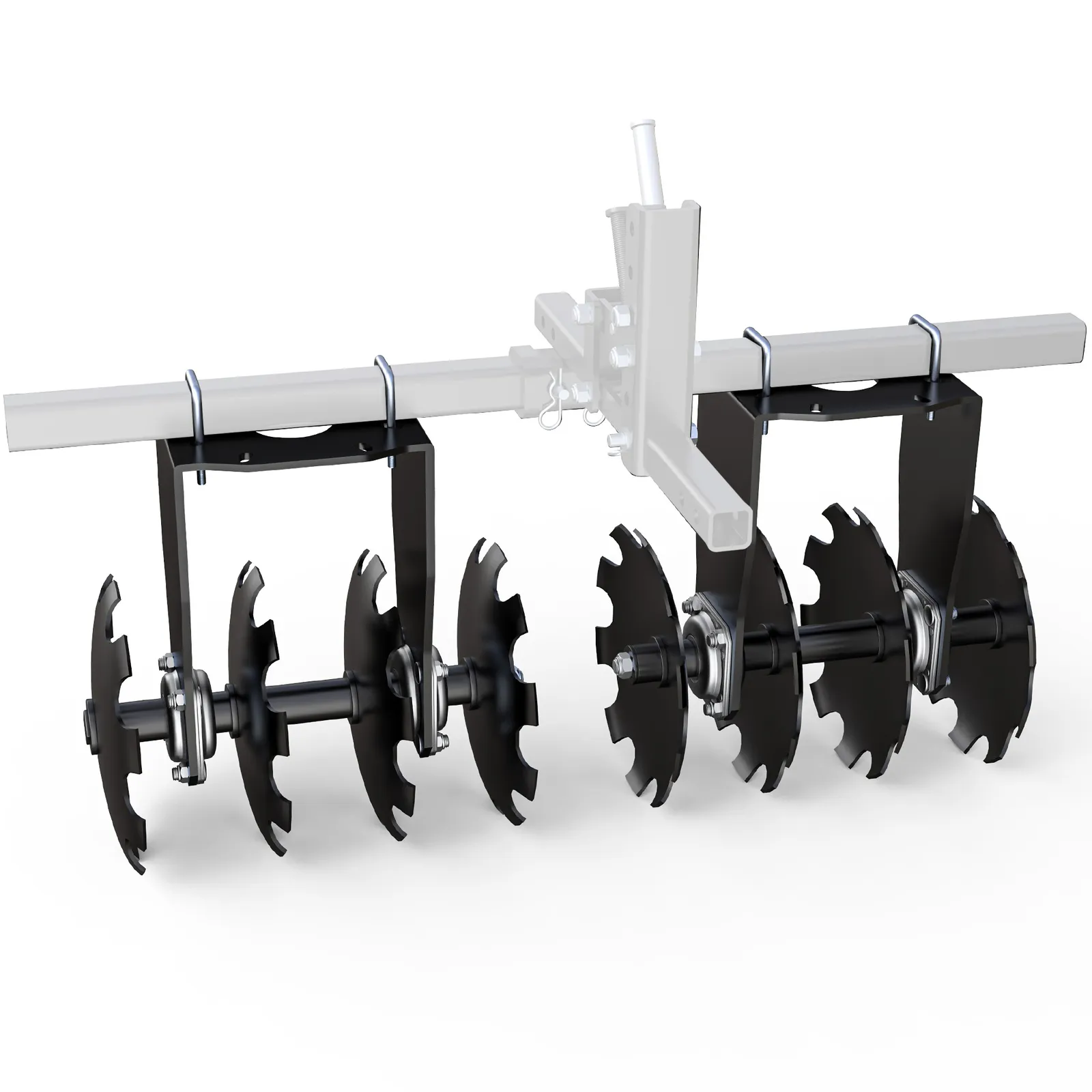 RVNI Disc Plow Harrow Designed to Break up Tough Ground for ATV/UTV Manual Implement