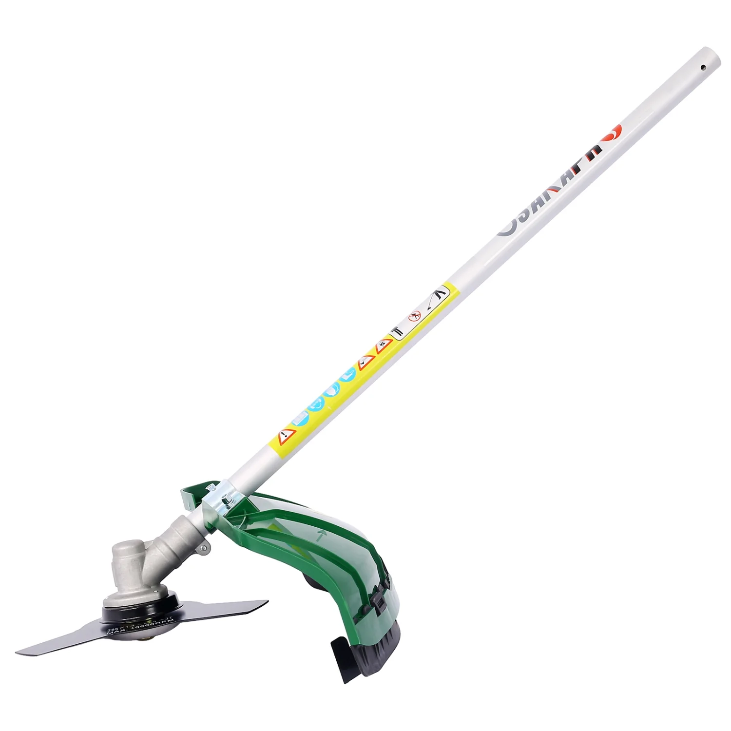 4 in 1 Multi-Functional Trimming Tool  38CC 4 stroke Garden Tool System with Gas Pole Saw  Hedge Trimmer  Grass Trimmer  and Brush Cutter EPA Compliant