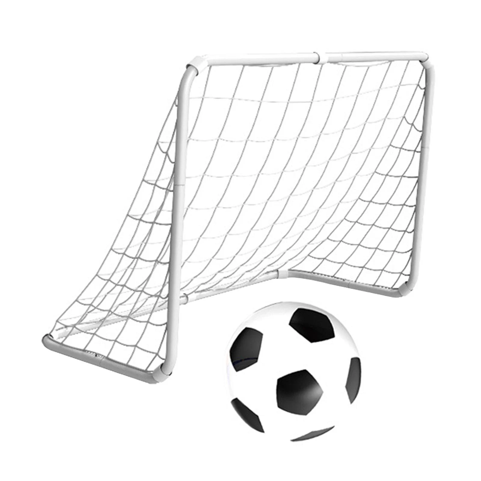 AMLESO Portable s Kids Soccer Goals Folding Football Gate with Ball Training Equipment for Playground Yard Lawn Activities