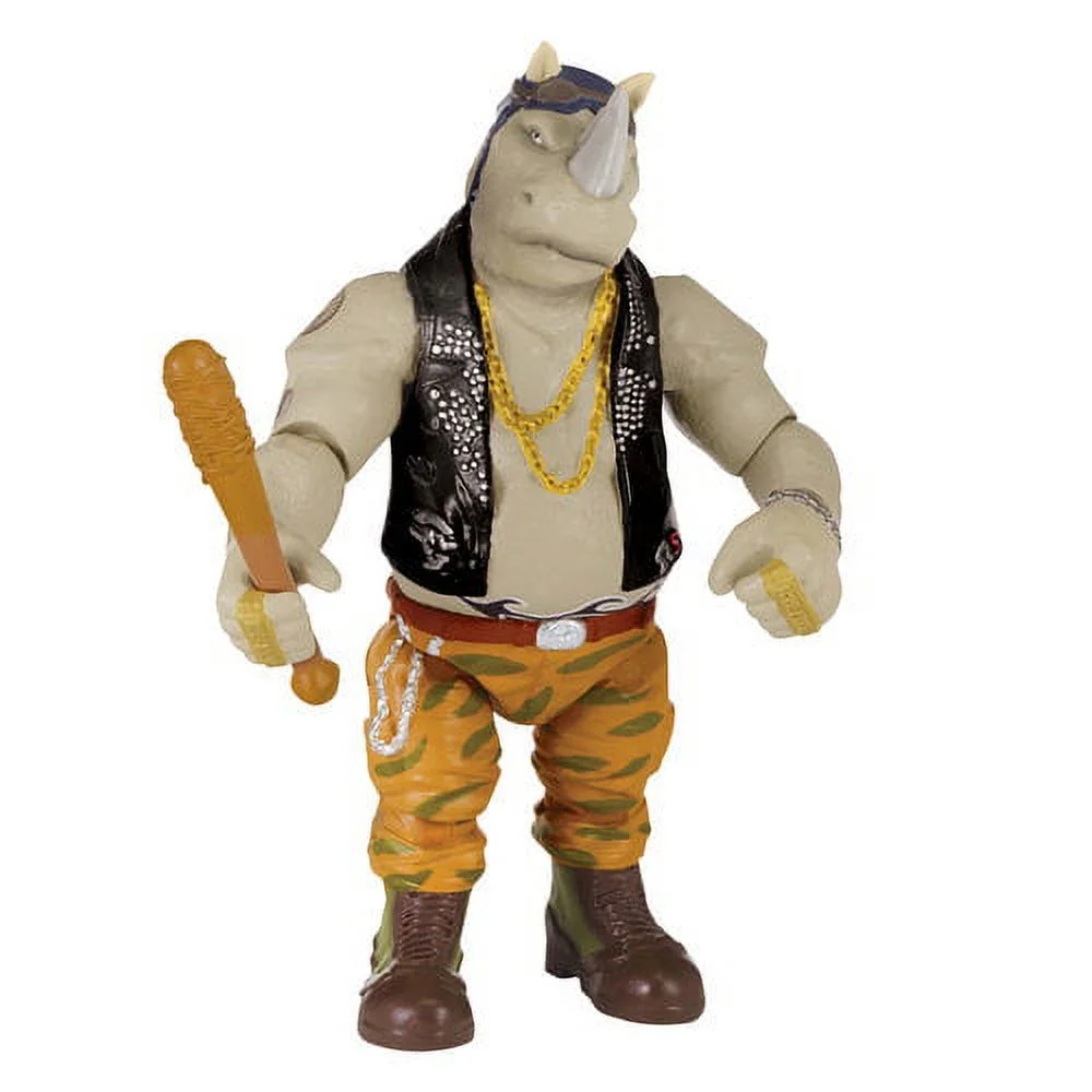Teenage Mutant Ninja Turtles Movie 2 Hero vs Villain Basic Figure 2-Pack, Leonardo vs Rocksteady
