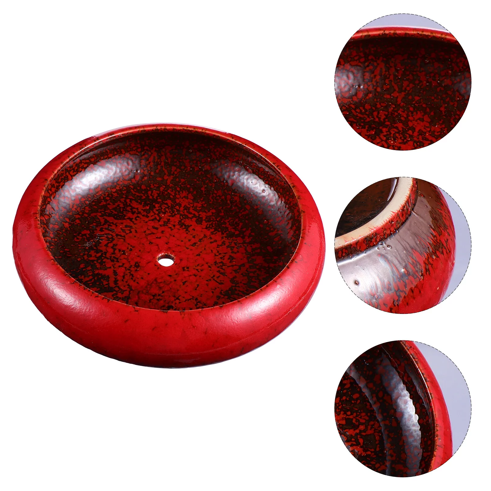 Gongxipen Retro Artistic Flower Pot Succulent Planter Bonsai Ceramic Planting Container