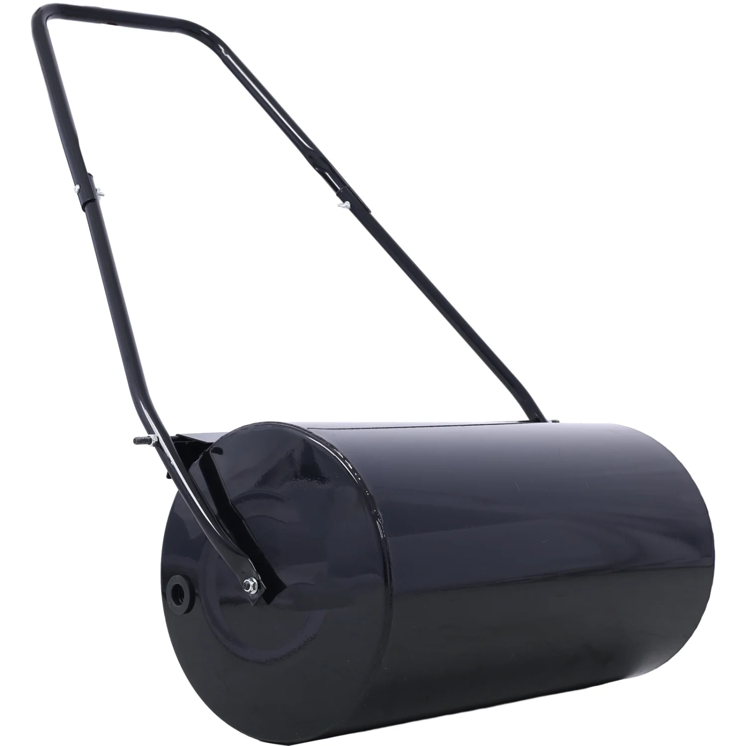 Lawn Roller Push/Tow Behind Water/Sand Filled Steel Yard Sod Roller for Garden Backyard 13 Gallon