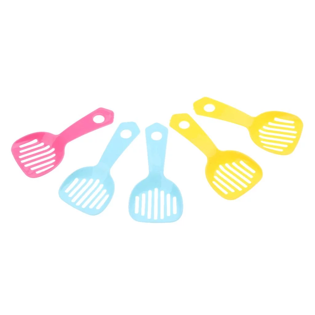 FITYLE 5x5Pcs Pet Hamster Gerbille Scooper Poo Shovel Bath Sand Clean Shovel