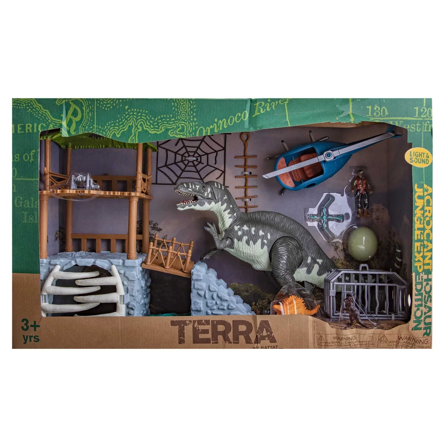 Battat Terra Jungle Expedition 13-Piece Dinosaur Playset