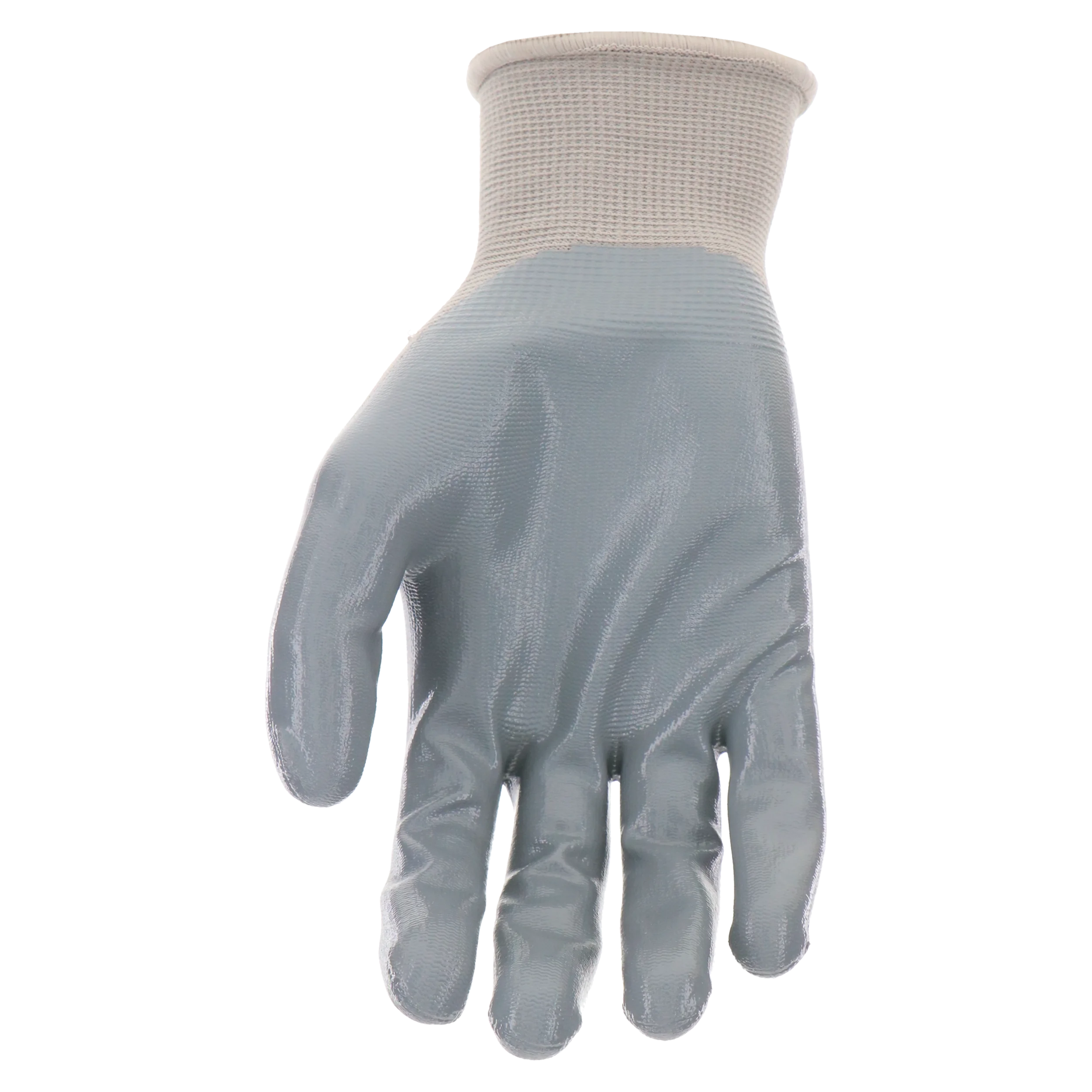 Expert Gardener Gray Nitrile Sustainable Gloves Large
