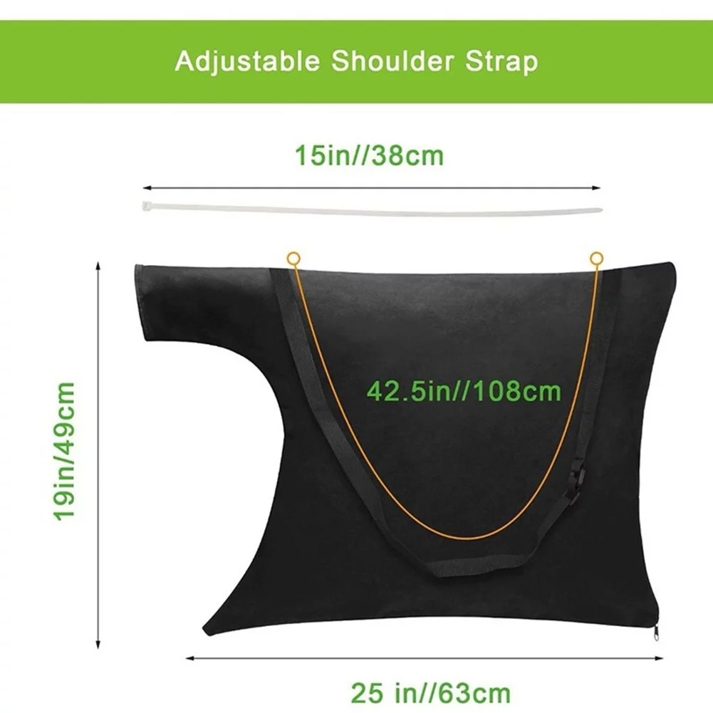 Leaf Blower Replacement Bag Leaf Blower Vacuum Bag with and Shoulder Strap