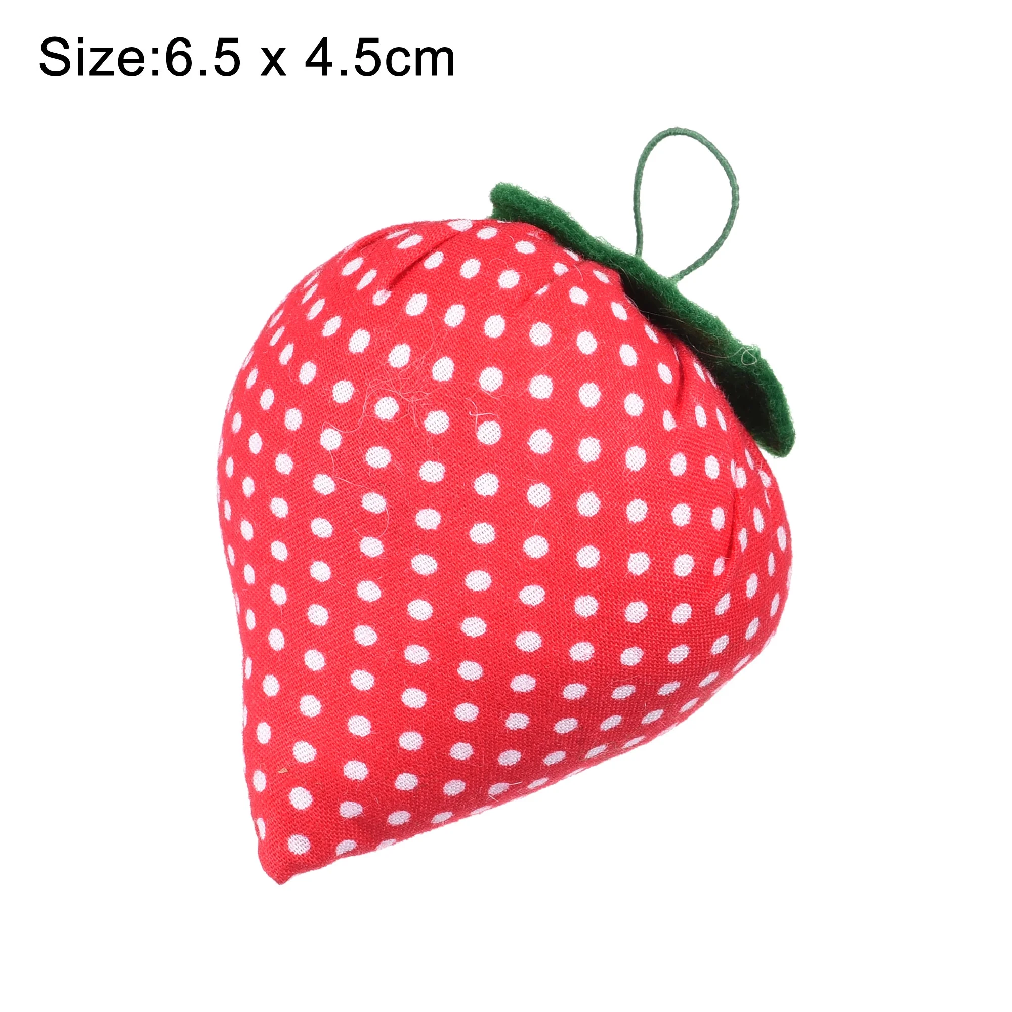 Uxcell Red Strawberry Shape DIY Pin Cushion Pillow  Sewing Craft