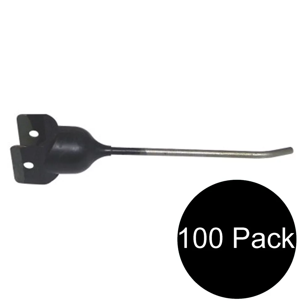 RAParts 100 New Rubber Mounted Rake Teeth AE24953 Fits John Deere 1-5/8