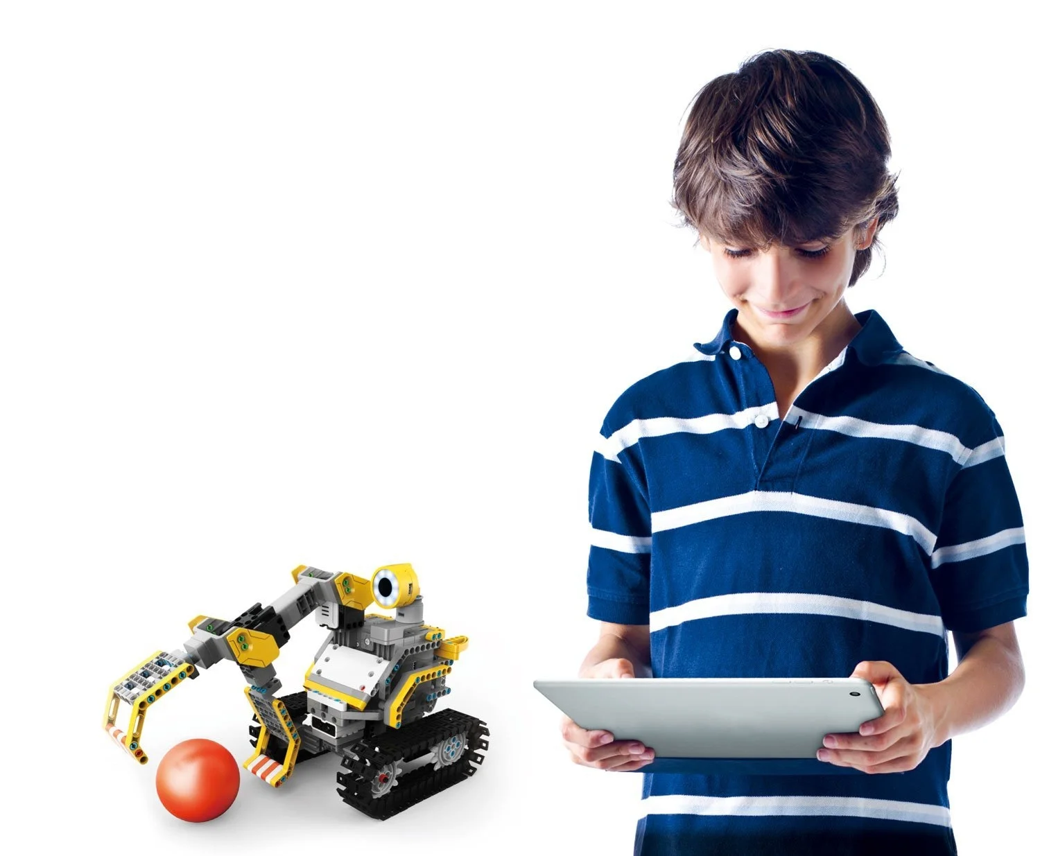 UBTech JR0405 Jimu Robot, Builderbots Kit Interactive Robotic Building Block System, 357 Piece