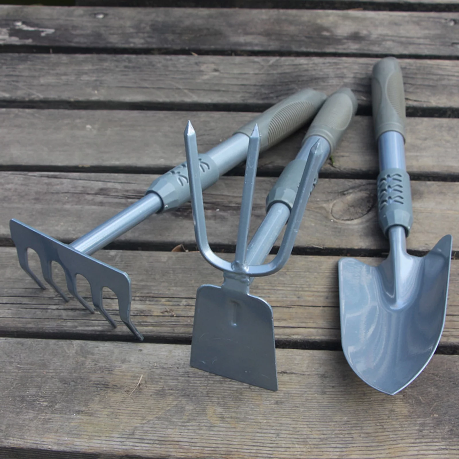 Bnnlsa Trim Tool Garden Tools Shovel Flowers Small Shovel Potting Shovel Hoe Rake Garden Set Flower Three Piece Set