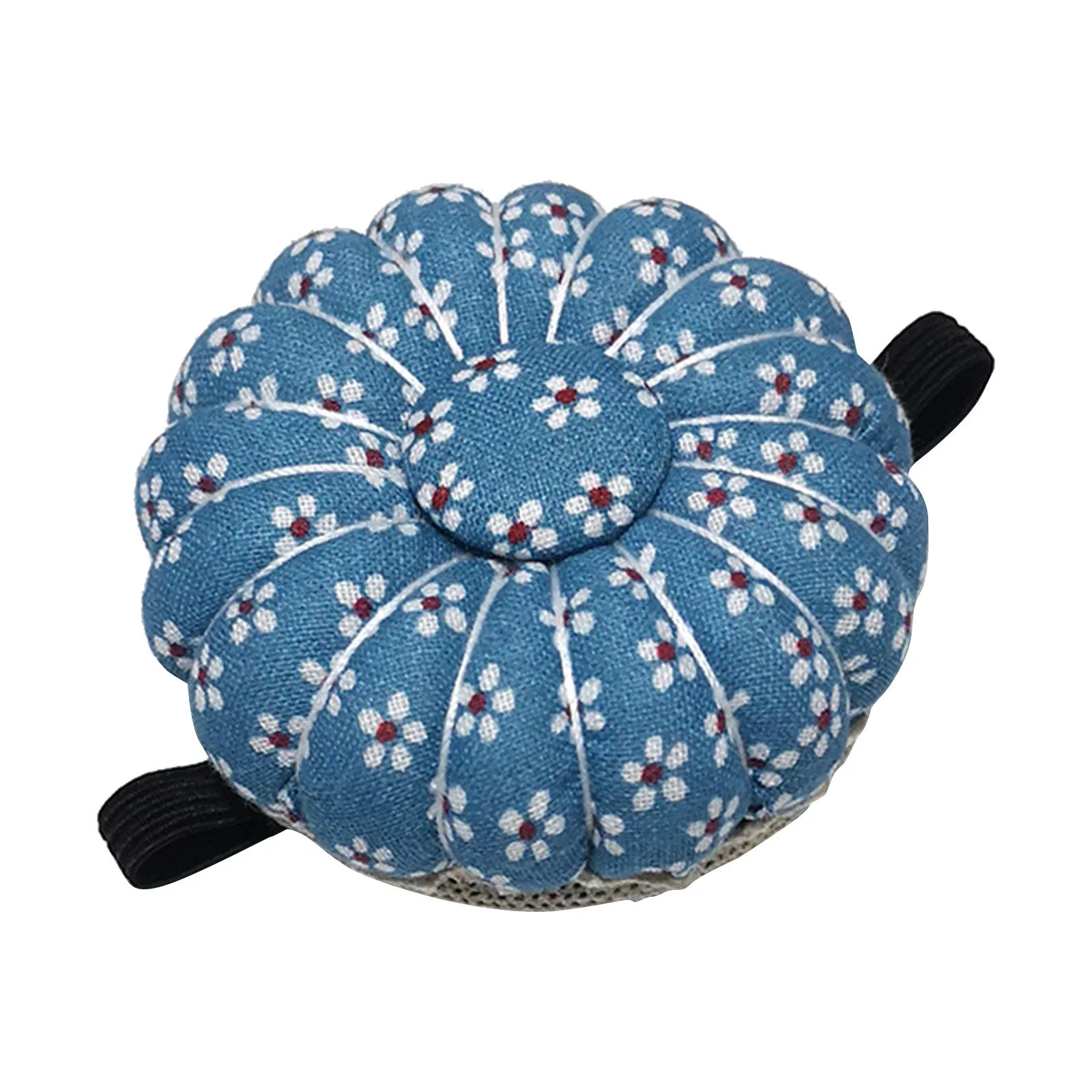 Pin Cushions - Wrist Pin Cushion for Sewing Pincushion with Soft Cotton Fabric, Pin Patchwork Holder Kunst und Skulpturen & Sewing Blue
