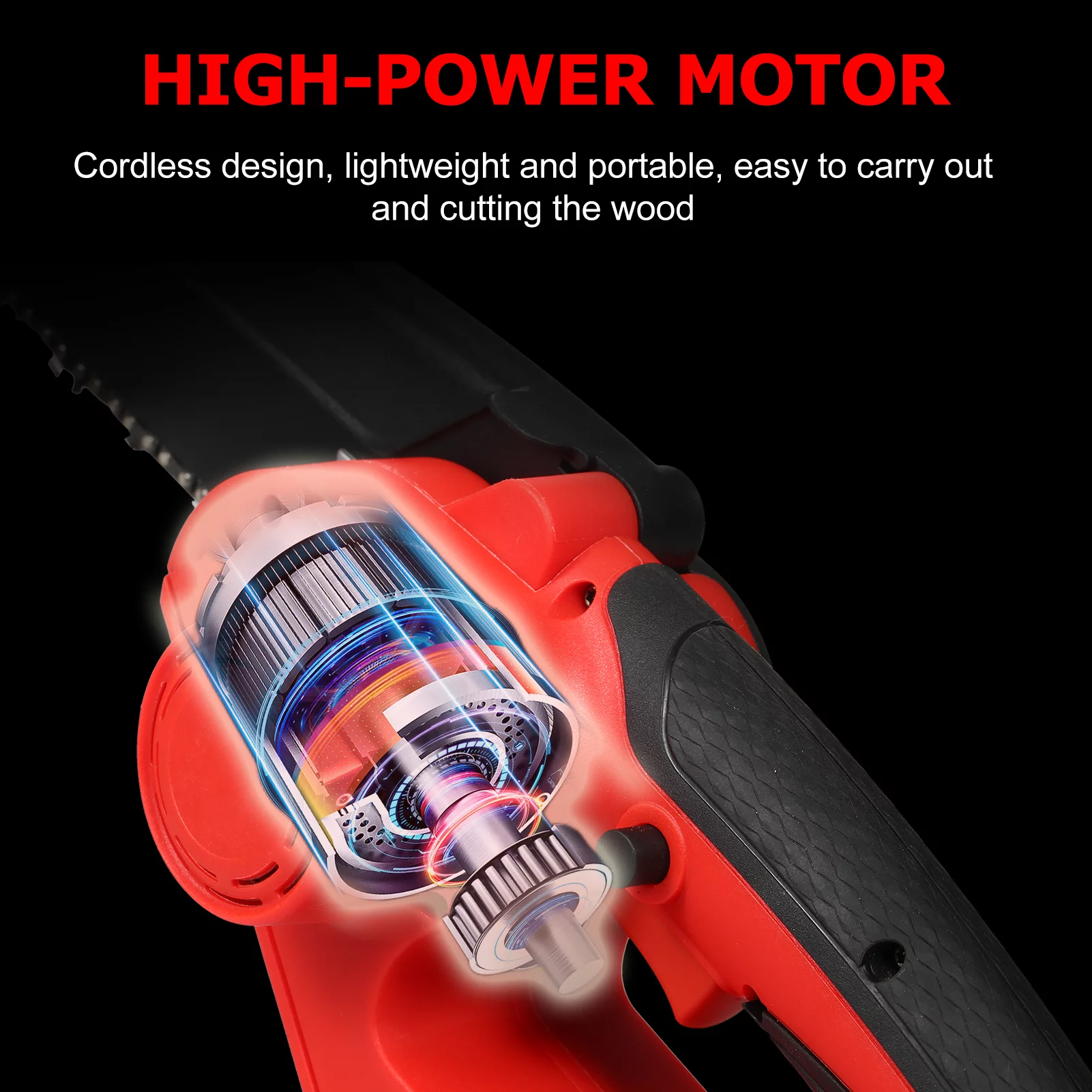 Electric chain saw,8 Inch Super Hand Saw With Super Hand Saw With 3.0ah Battery Inch Super Hand 1 Run-time Handheld 3.0ah Battery 1 Saw With 3.0ah Battery 1 Run-time Buzhi Dsfen Twirltide