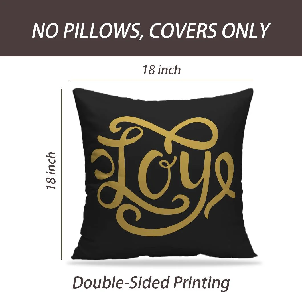LALILO Throw Pillow Covers Joy World Lettering Art Great Cushion Cover 18
