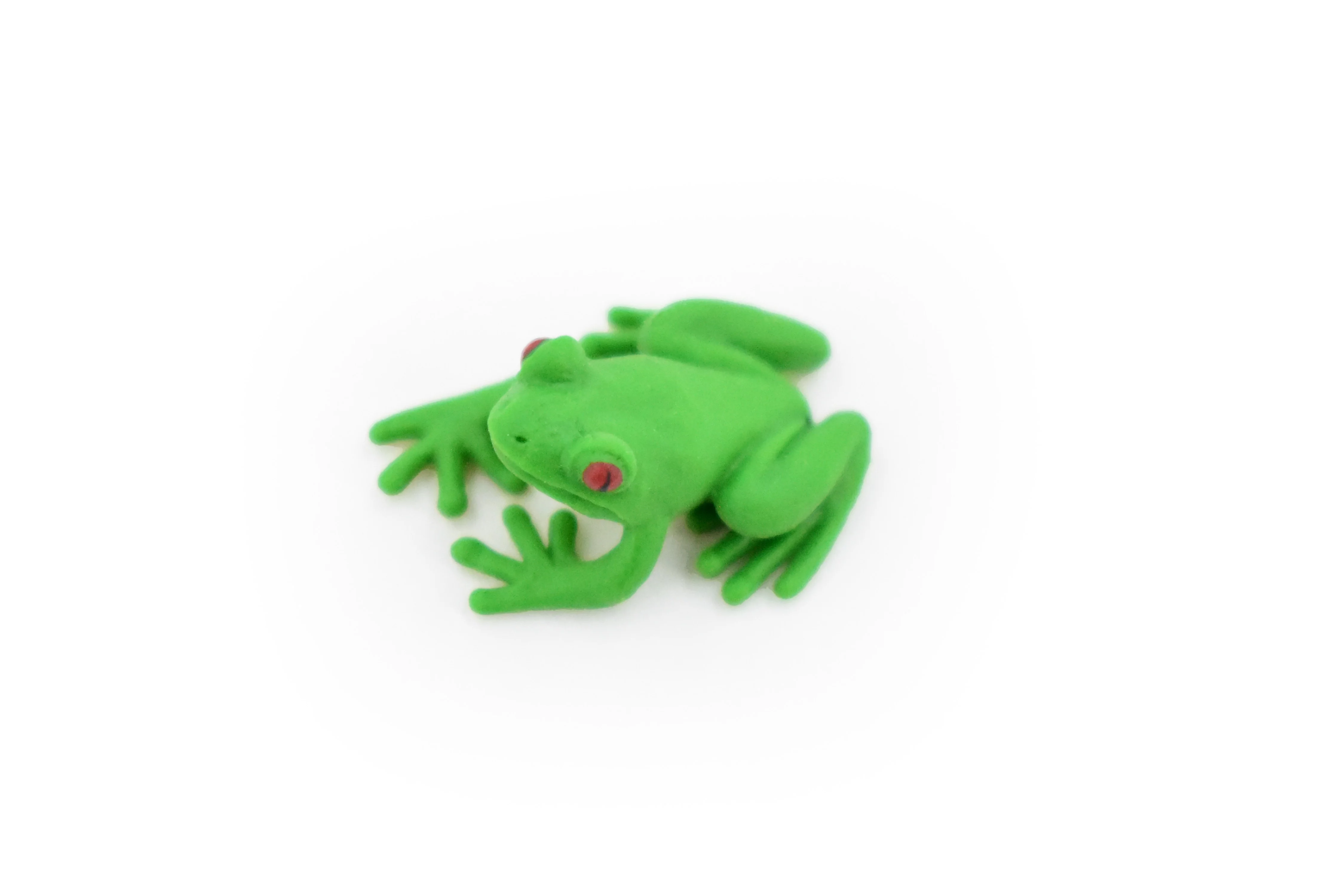 Mini Realistic Green Tree Frog Plastic Toy Small Rainforest Figure Model Replica Kids Educational Gift 1