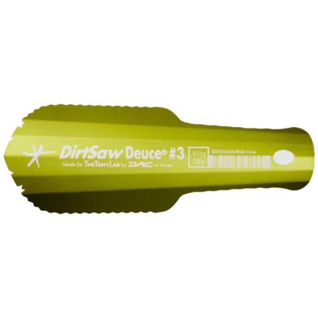 TheTentLab 381530 Dirtsaw Deuce No.2 Trowel, Lime