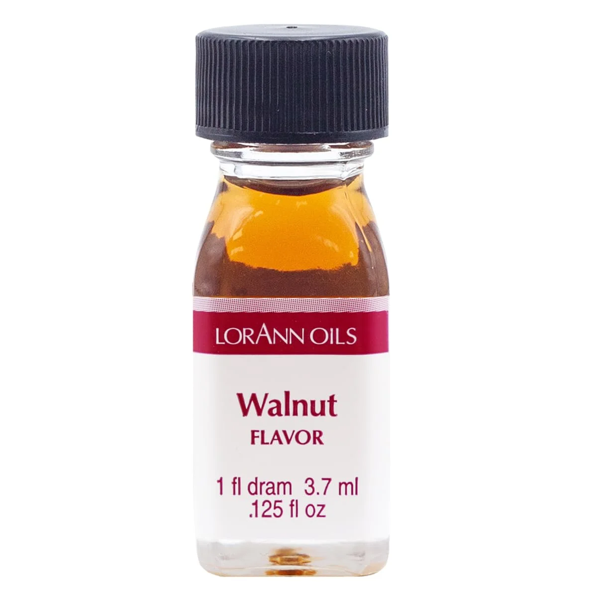 Lorann Walnut SS Flavor (Formally Black Walnut), 1 Dram Bottle (.0125 Fl Oz - 3.7Ml - 1 Teaspoon)