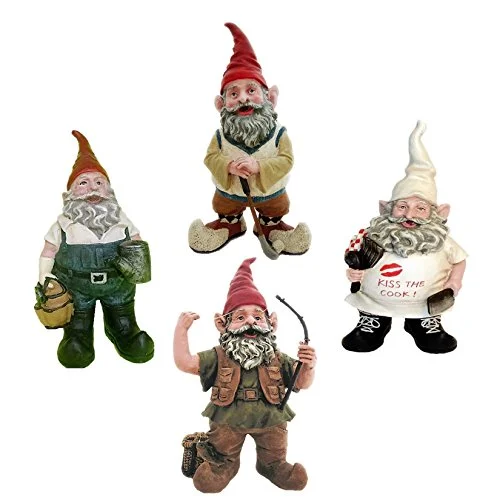 Gardener The Gnome Holding a Watering Can & Garden Tool Bag Home & Garden Figurine Statue 14