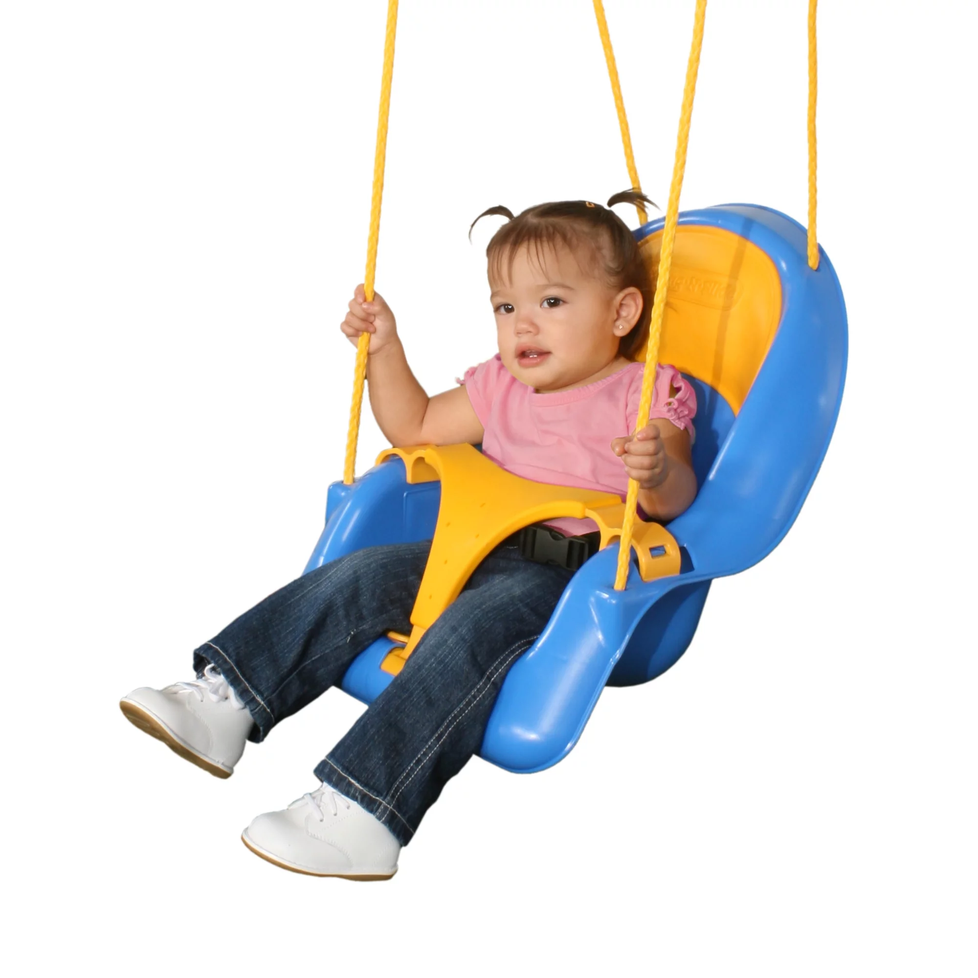 Swing N Slide Comfy-N-Secure Toddler Blue & Yellow Swing NE 1539