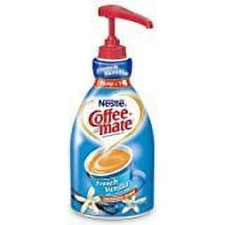 Nestle Coffee-mate Liquid Creamer Pump, French Vanilla (1.5 L)