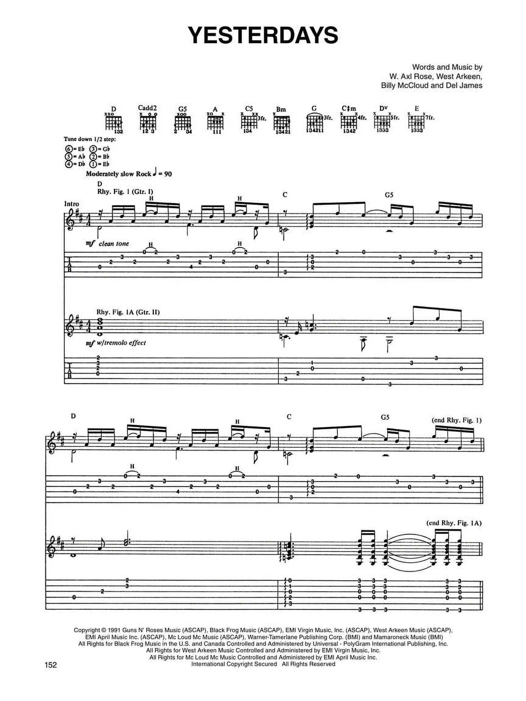 Hal Leonard Guns N' Roses – Greatest Hits (Guitar)