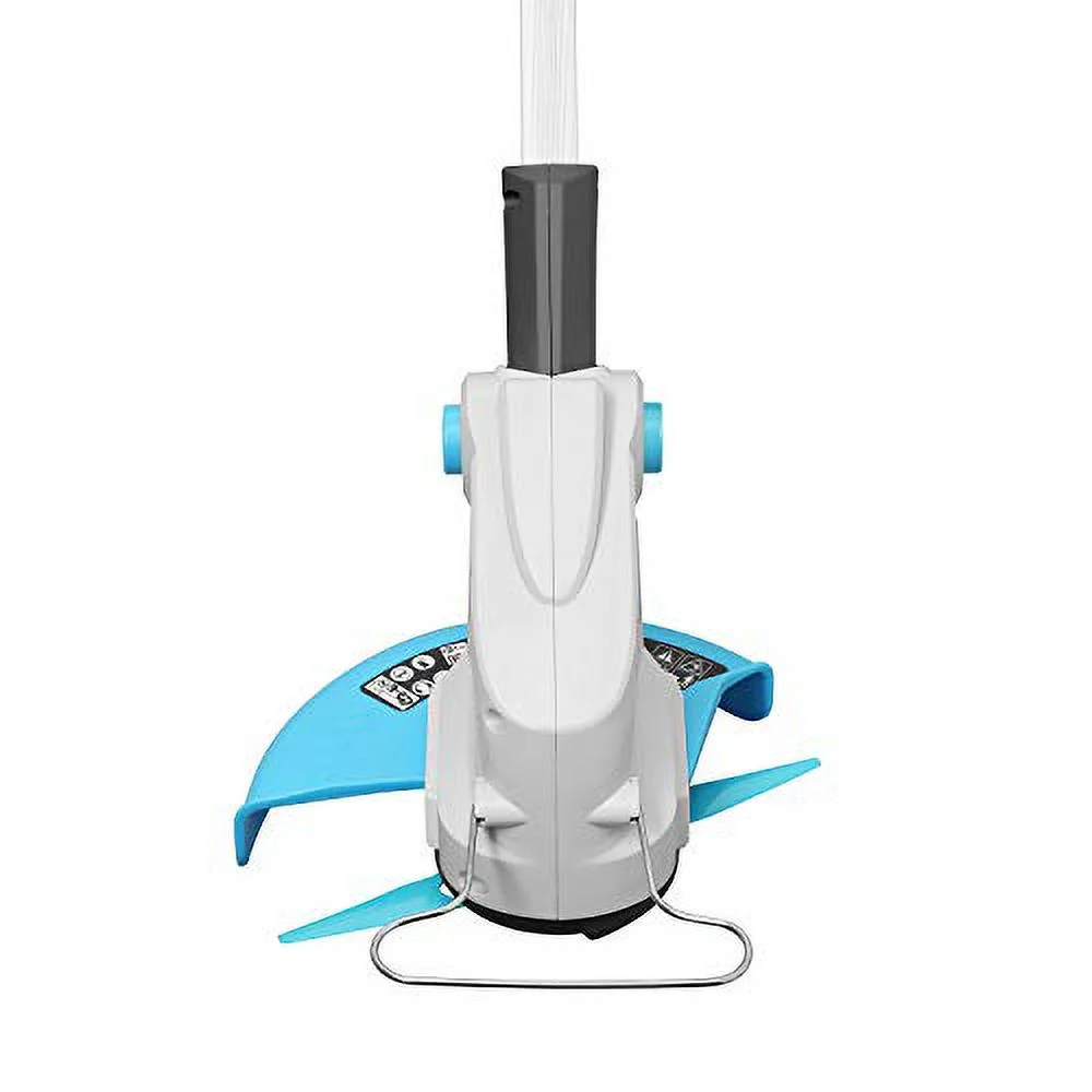 40V Cordless Grass Trimmer Kit Lightweight String Trimmer & Edger Weed Trimmer Alu Foldable Shaft for Garden Including 6 Spare Blades Battery & Charger