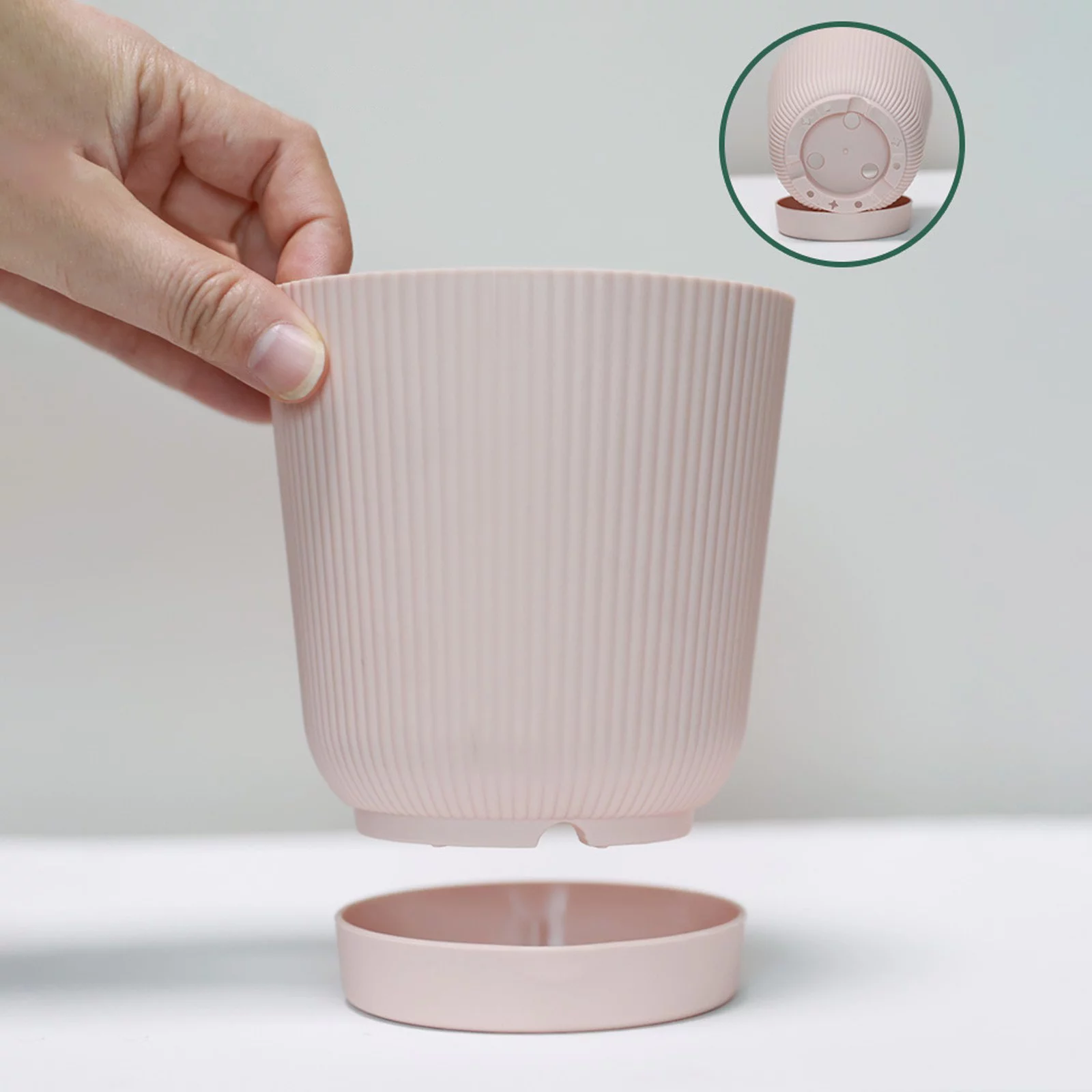 iju7gthy Flying Plug in 4 Pack 4th of July Small Flower Pot Thickened Small Pot with Tray Garden Breathable Pot